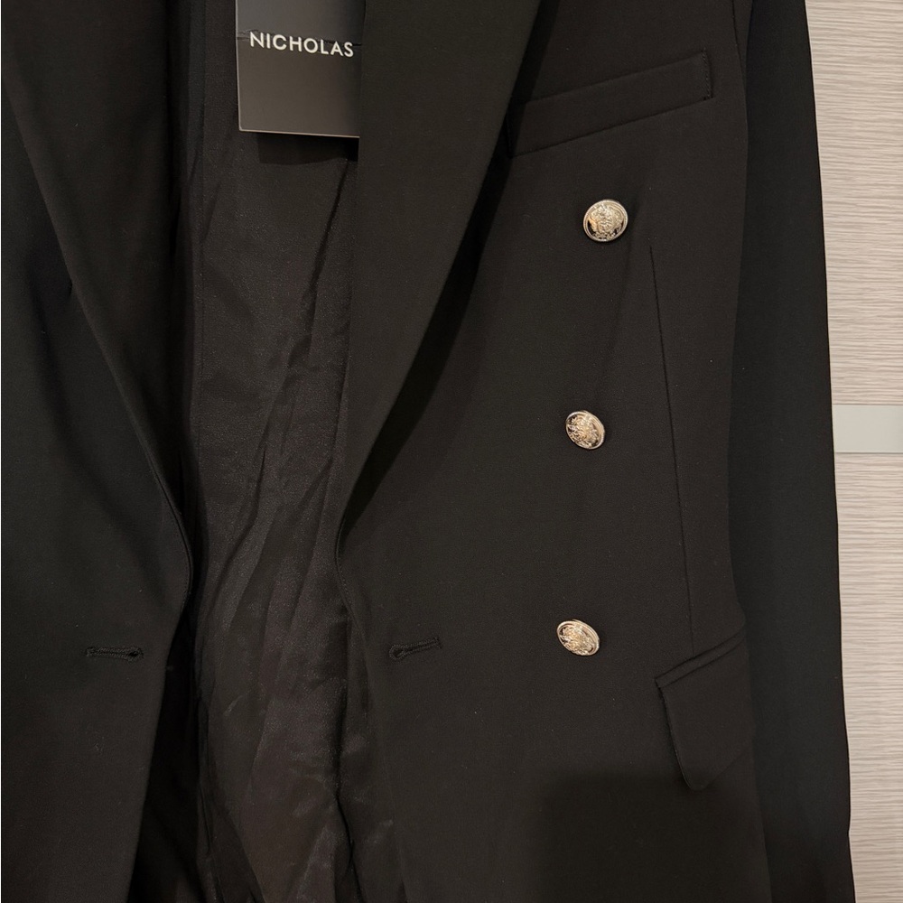NWT NICHOLAS THE LABEL Danni Black Blazer - Picture 3 of 16